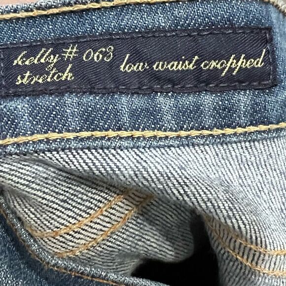 Citizens of humanity Kelly #063 low waist cropped jeans Y2K size 25 - Picture 5 of 16